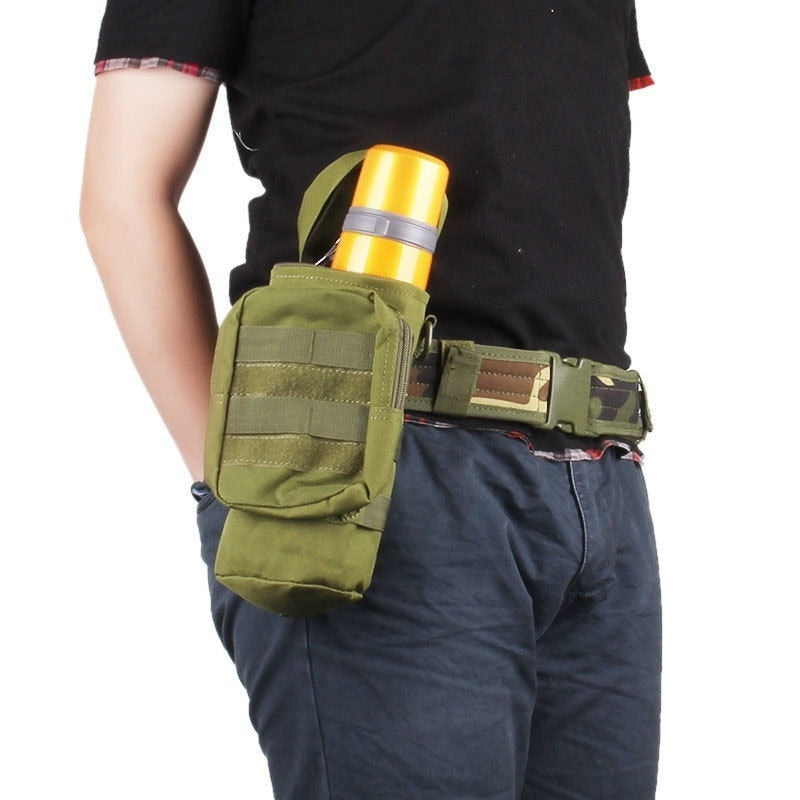 Tactical MOLLE Water Bottle Pouch for Camping Hiking Adventures
