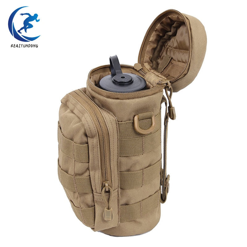 Tactical MOLLE Water Bottle Pouch for Camping Hiking Adventures