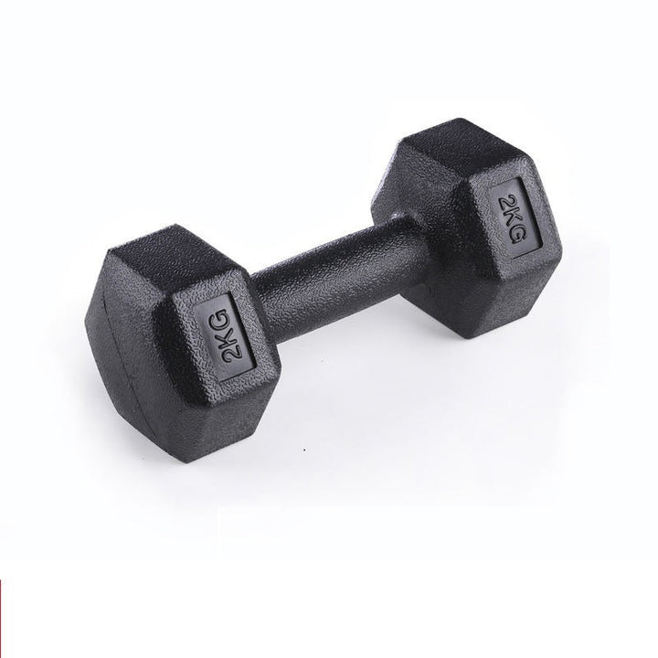 Rubberized Dumbbells for Strength Training and Home Fitness Workouts