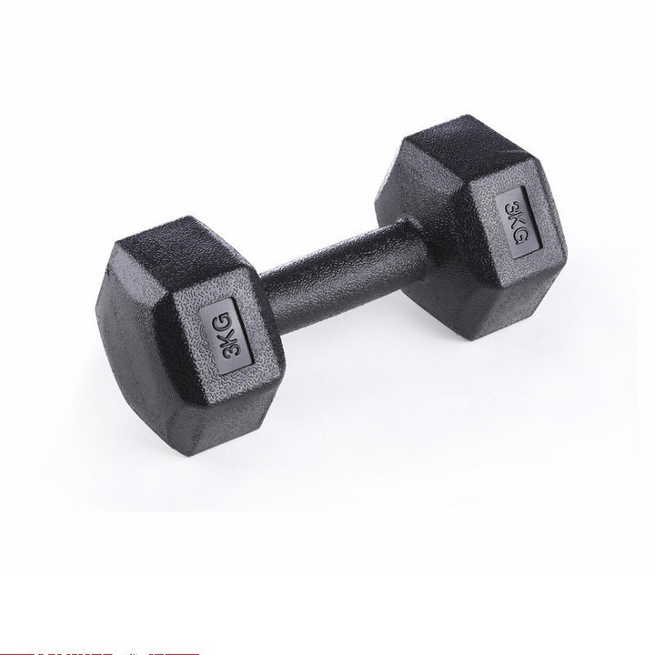 Rubberized Dumbbells for Strength Training and Home Fitness Workouts
