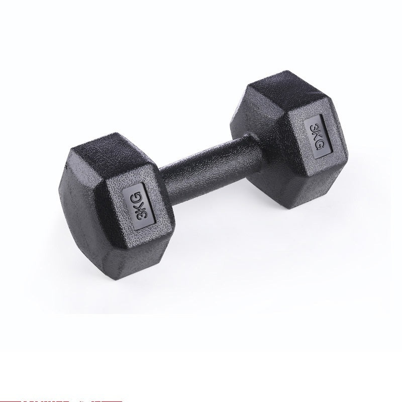 Rubberized Dumbbells for Strength Training and Home Fitness Workouts