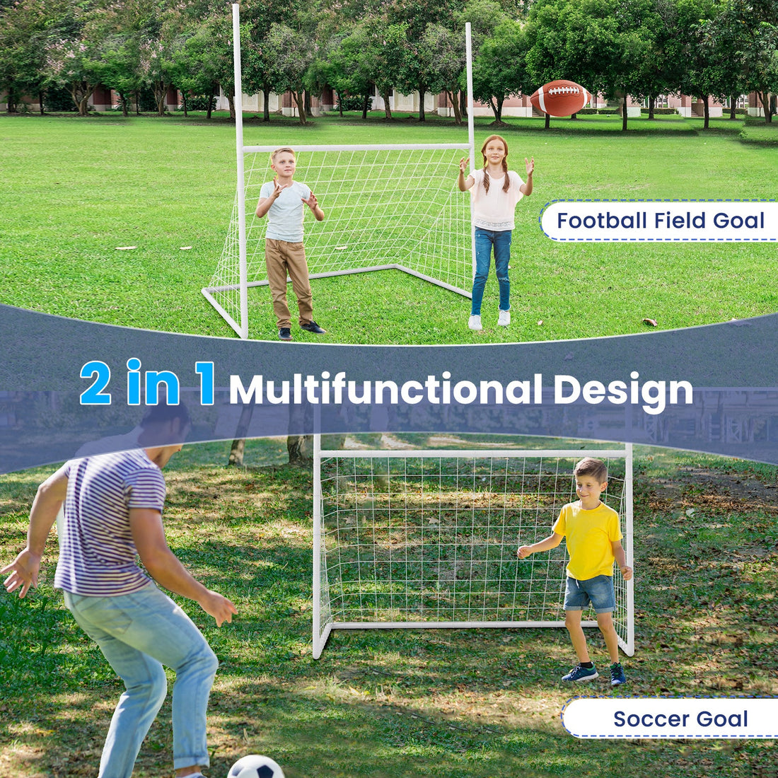 2 in 1 All Weather Football Training Equipment for Park School
