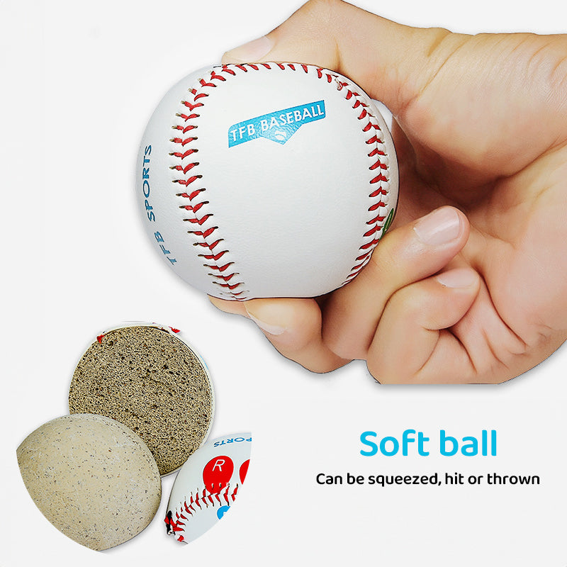 Competition Training Baseball with Finger Placement Markers for Pitching