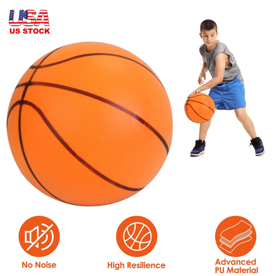 Silent Foam Basketball for Indoor Training and Low Noise Play