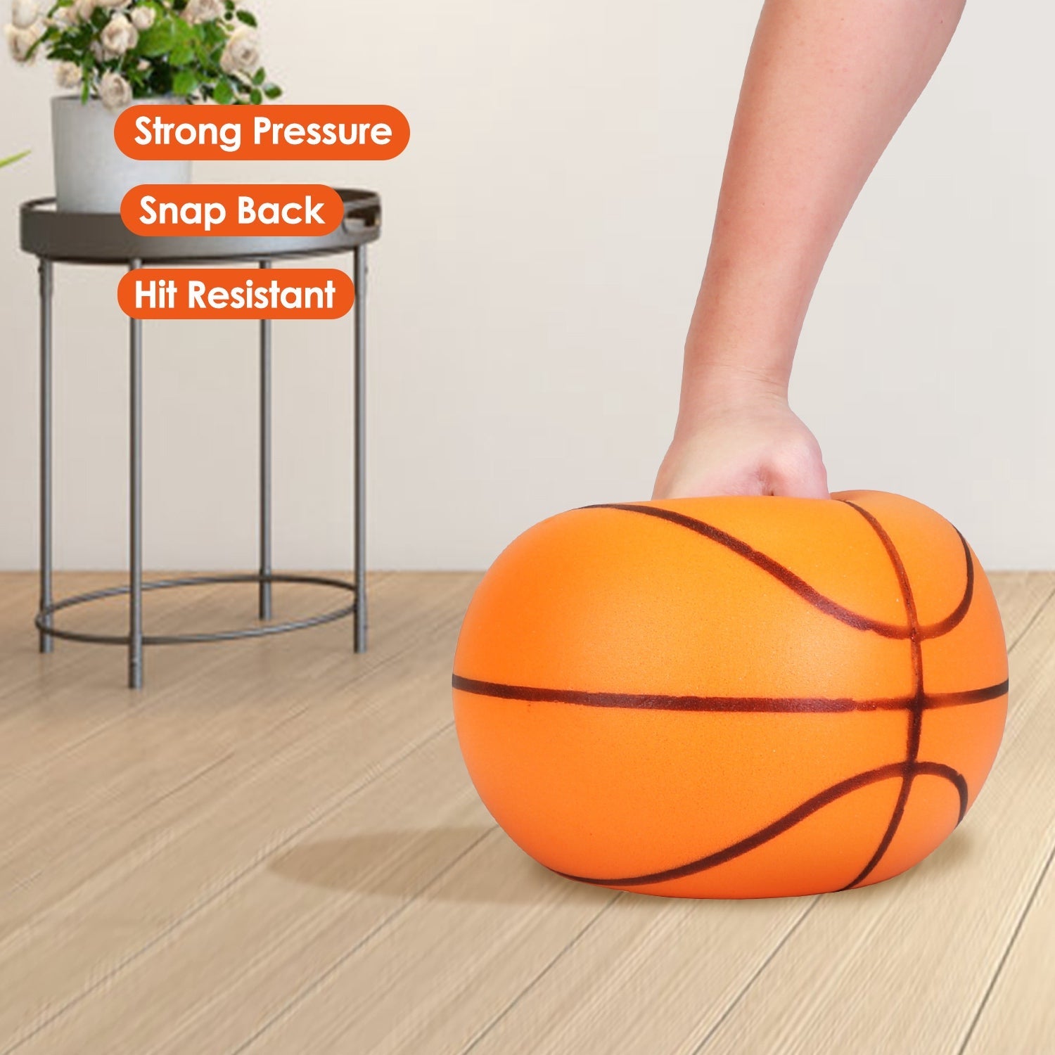 Silent Foam Basketball for Indoor Training and Low Noise Play