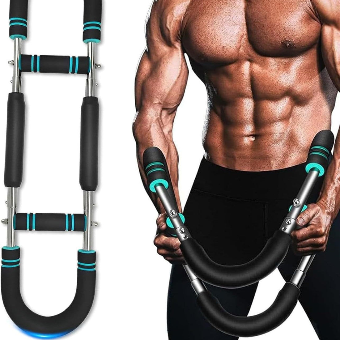 Adjustable Arm Strength Trainer for Chest and Upper Body Fitness