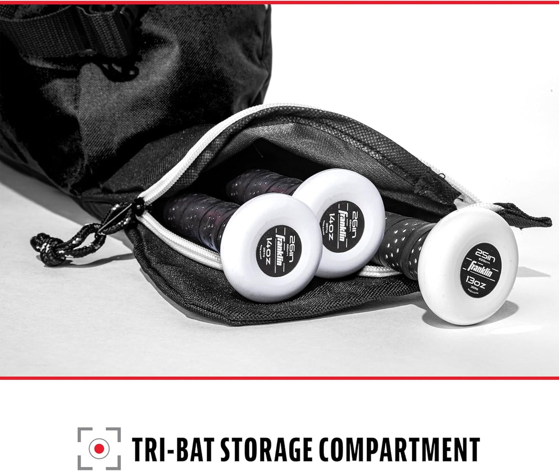 Franklin Sports Junior Baseball Equipment Bag - Stay Organized On and Off the Field