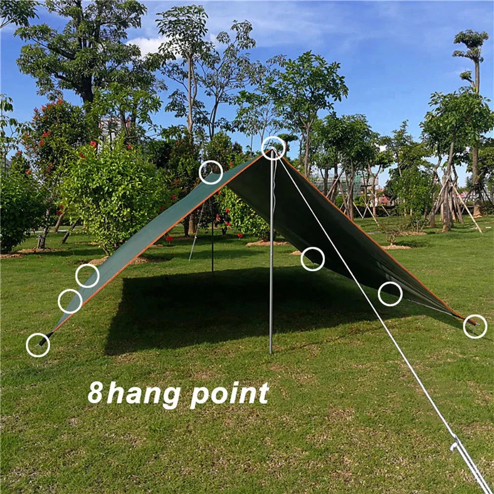 Ultralight Waterproof Tarp Tent for Camping Beach and Outdoor Adventures