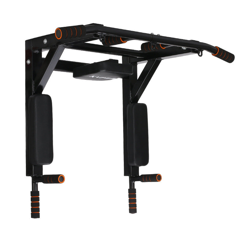 Wall Mounted Fitness Rack with Pull Up and Parallel Bars