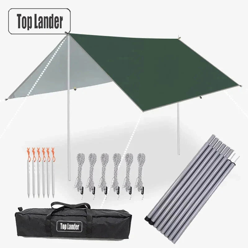 Ultralight Waterproof Tarp Tent for Camping Beach and Outdoor Adventures