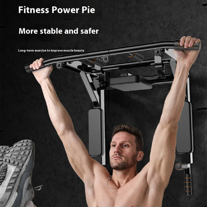 Wall Mounted Fitness Rack with Pull Up and Parallel Bars