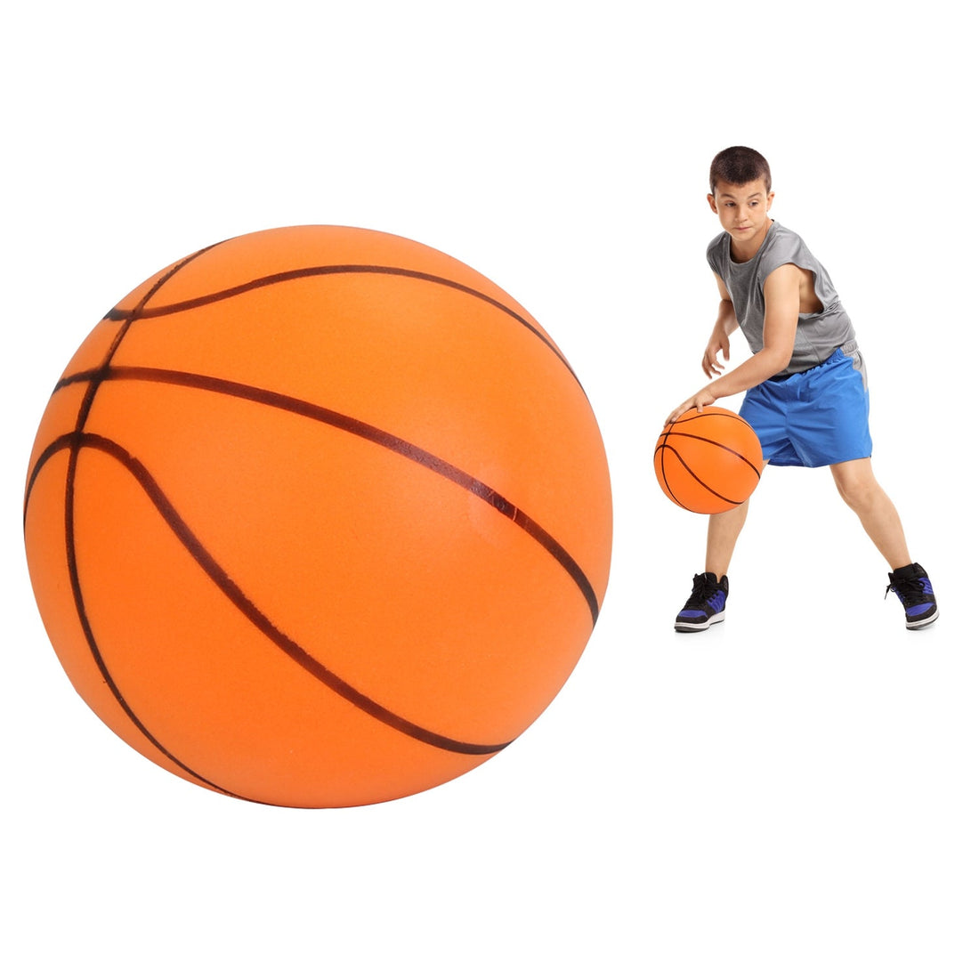 Silent Foam Basketball for Indoor Training and Low Noise Play