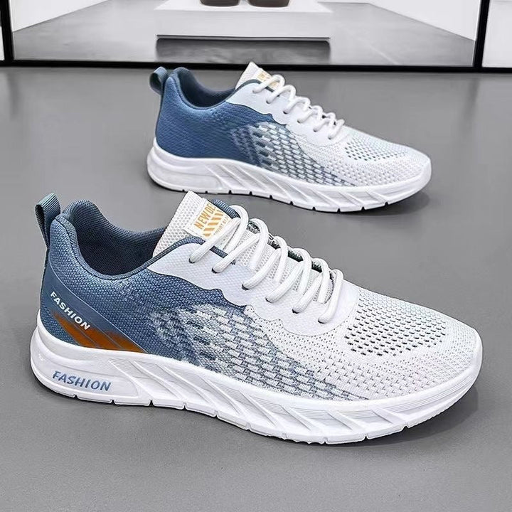 Men's Breathable Mesh Running Shoes for Summer Sports and Leisure