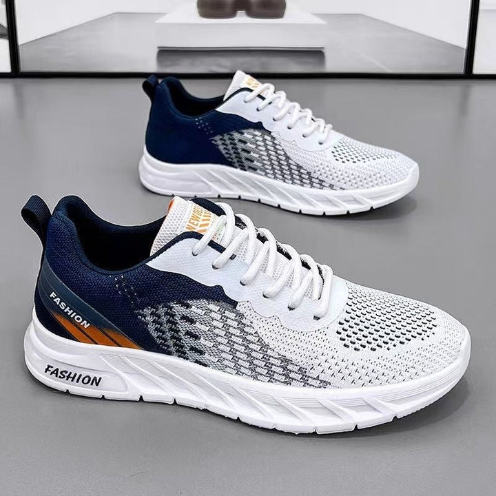 Men's Breathable Mesh Running Shoes for Summer Sports and Leisure