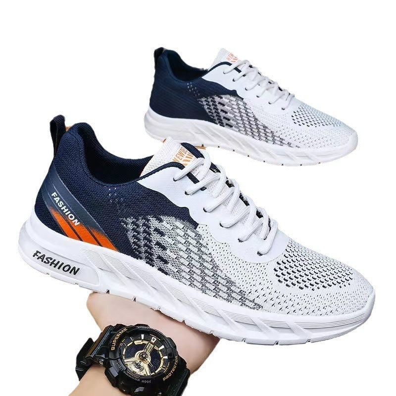 Men's Breathable Mesh Running Shoes for Summer Sports and Leisure