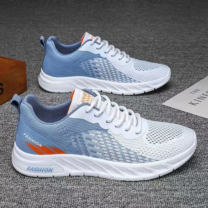 Men's Breathable Mesh Running Shoes for Summer Sports and Leisure