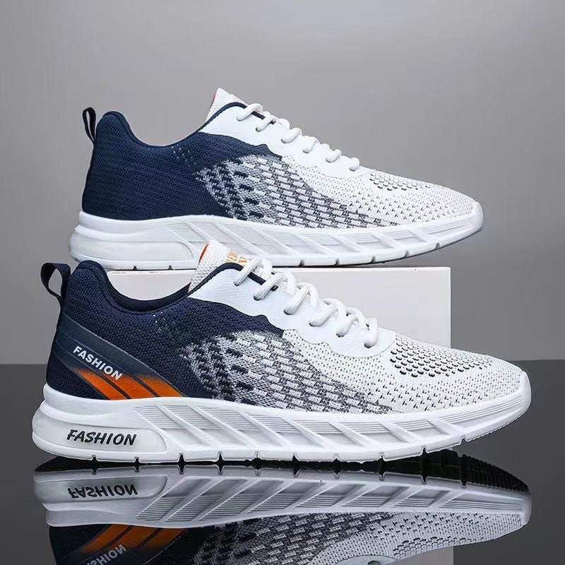 Men's Breathable Mesh Running Shoes for Summer Sports and Leisure