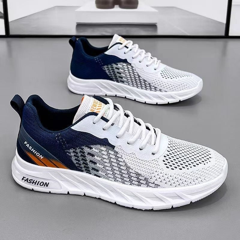 Men's Breathable Mesh Running Shoes for Summer Sports and Leisure