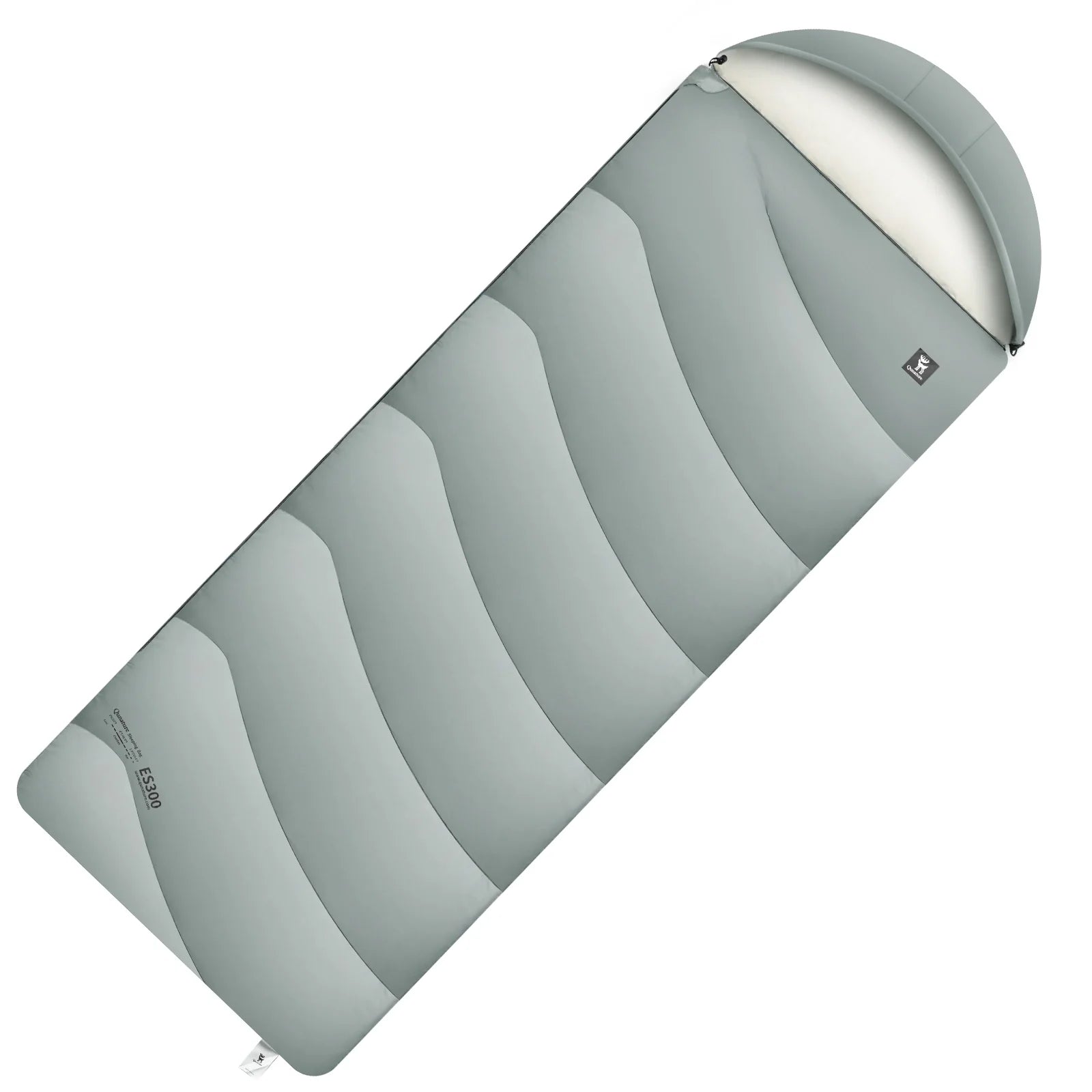Cotton Envelope Sleeping Bag with Compression Sack for Camping