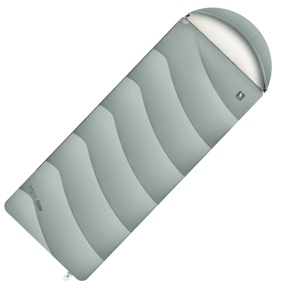 Cotton Envelope Sleeping Bag with Compression Sack for Camping