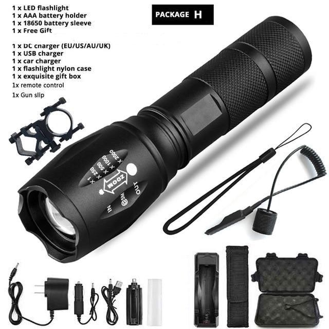 Ultra Bright Waterproof LED Flashlight for Camping Hiking Adventures