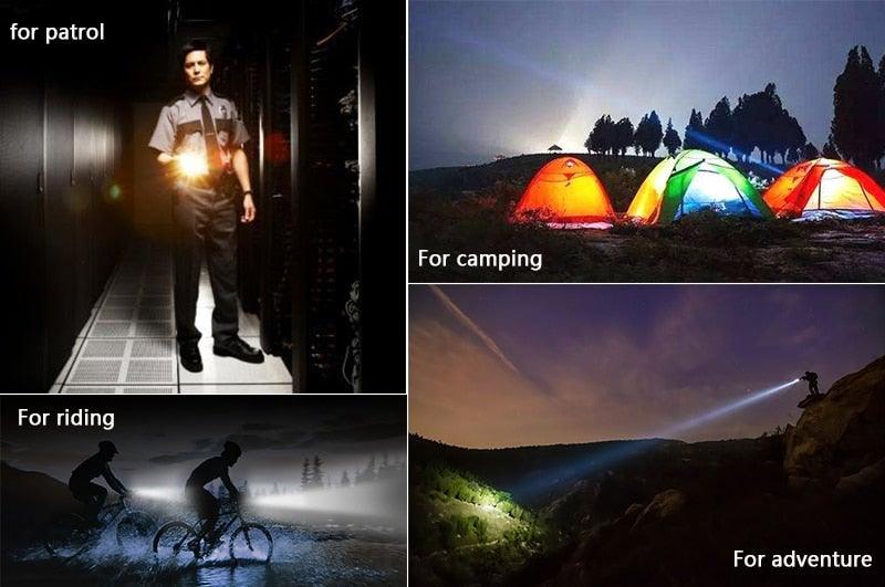 Ultra Bright Waterproof LED Flashlight for Camping Hiking Adventures