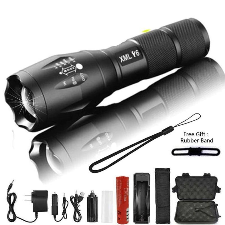 Ultra Bright Waterproof LED Flashlight for Camping Hiking Adventures