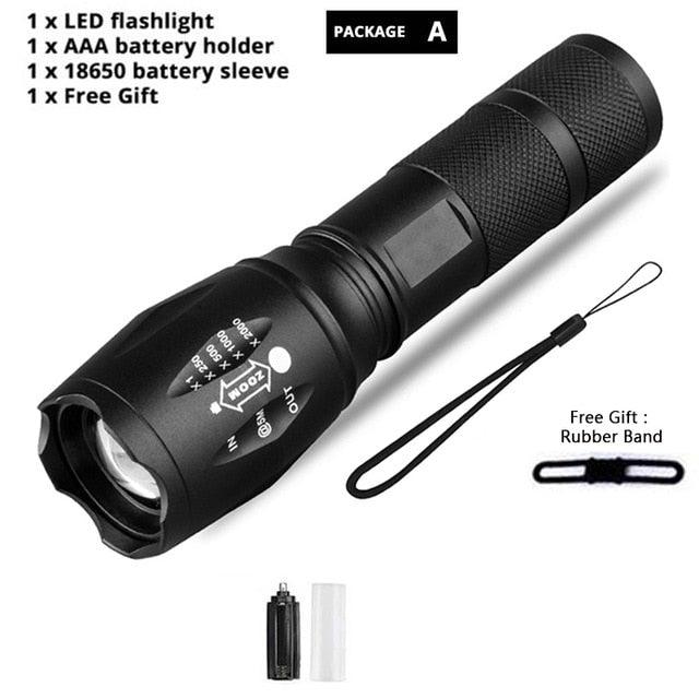 Ultra Bright Waterproof LED Flashlight for Camping Hiking Adventures